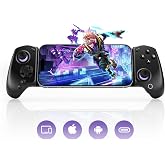 abxylute S8 Lite Type-C Mobile Gaming Controller for iPhone 18 Pro Max/iPhone Duo, iPhone15/16/17, iPad Mini 6/7 Android Phones Tablets, Portable Gamepad with Hall Joystick, Hall Trigger, Customizable Buttons＆Key Mapping, Plug and Play (black)