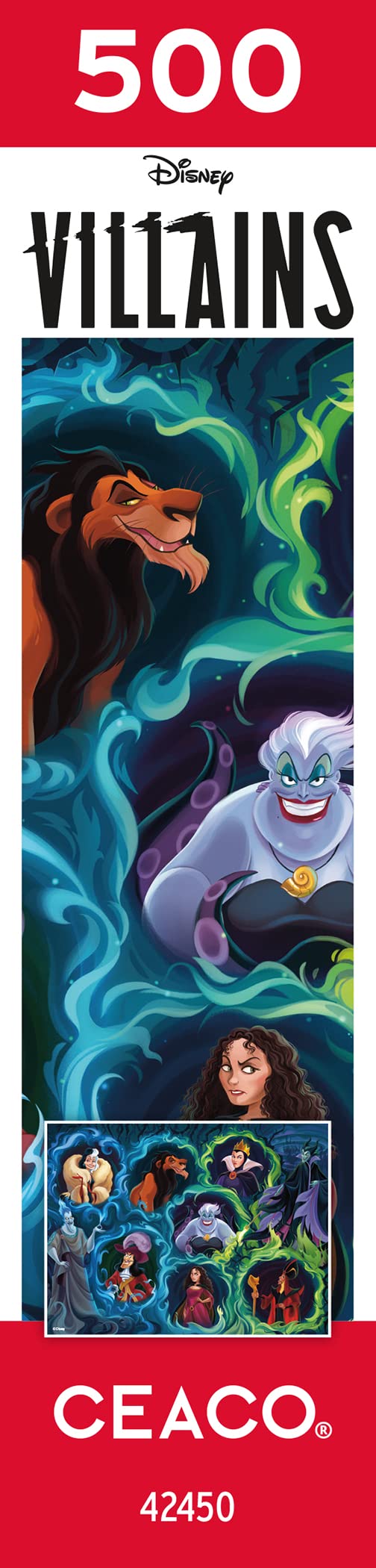Ceaco - Disney - Villains - 500 Piece Jigsaw Puzzle