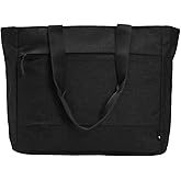 Incase Crosstown Tote Durable, Weather Resistant Tote Work Travel Daily Use Faux Fur Lined laptop Pocket Travel Pass-Through