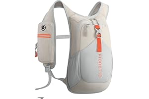 FIORETTO 10L Hiking Backpack for Women Men Mini Packable Backpack Lightweight Small Daypack for Camping Travel Outdoor, Beige