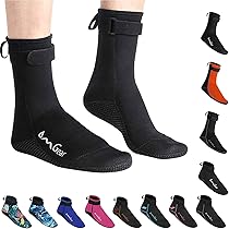 Chaussettes Néoprène 3mm YDQUANI - Antidérapantes, Thermiques, Pour Natation, Plongée, Surf (hommes/femmes)