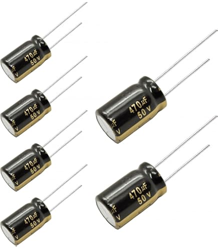 20 Pezzi Condensatori Elettrolitici In Alluminio - 400V 5.6uF - Componenti Elettronici Per Riparazioni E Progetti DIY - 2