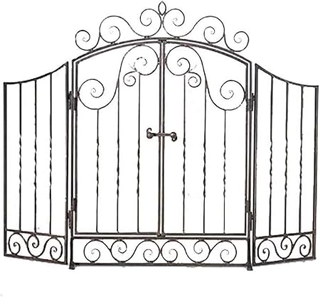 NSYNSY Spark Guard Pantalla de Chimenea de protección Plana Grande