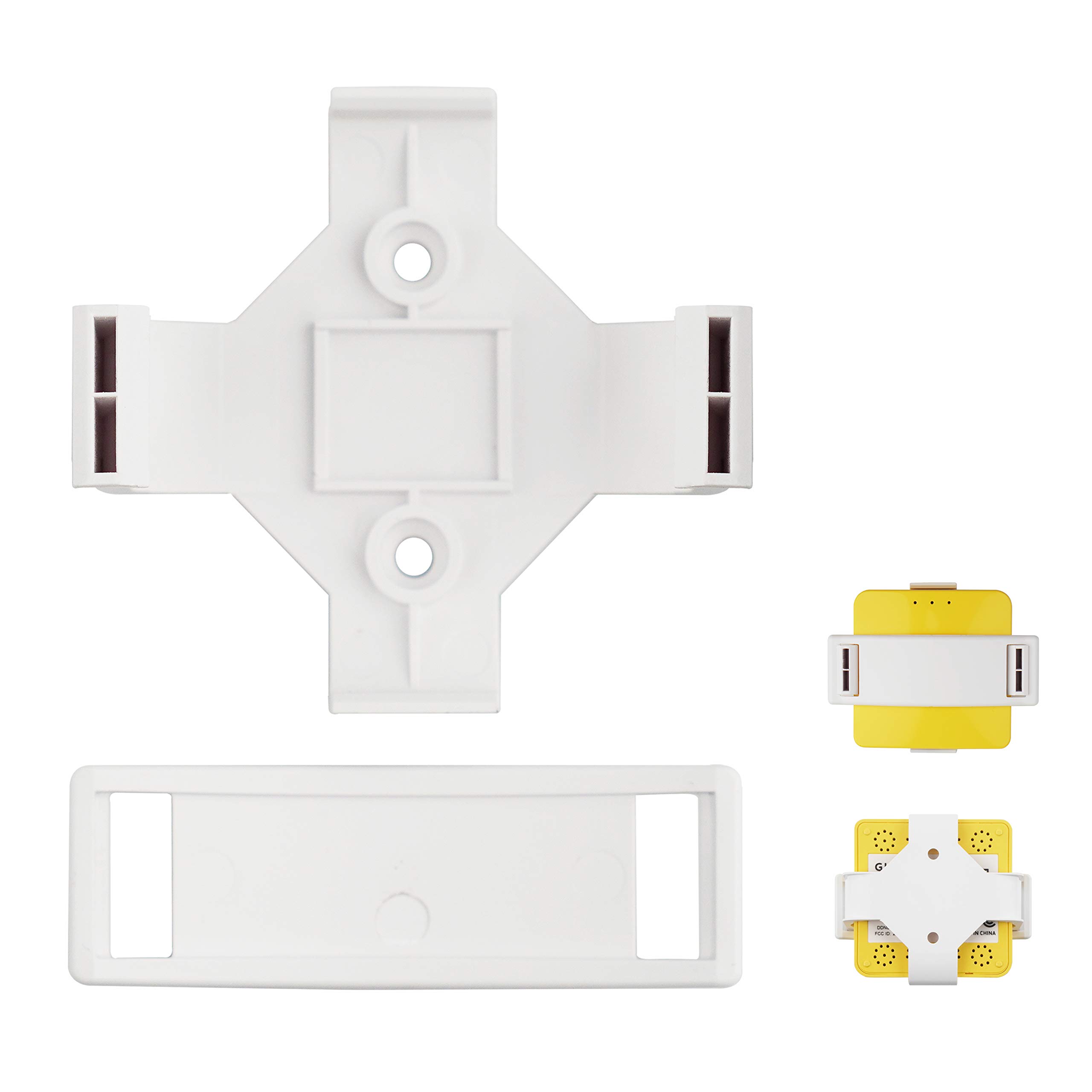 GL.iNet WiFi Router Holder Wall Mount with Screws, Compatible with Convexa GL-B1300 and GL-S1300 Home Wireless Gateway, Networking Device Bracket, Easy to Install (White)
