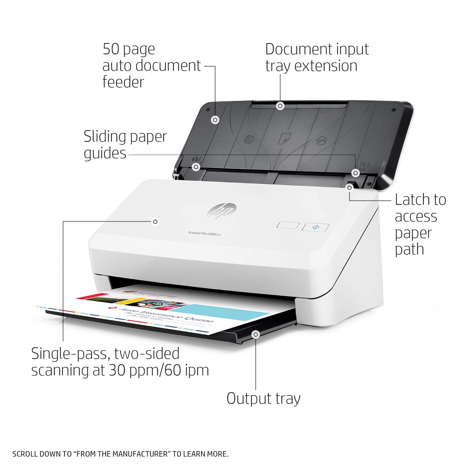 Amazon In Buy Hp Sheet Feed Desktop Scanner L2759a Online At