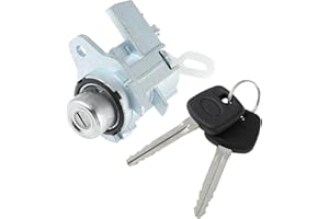 INFINAUTO Upgraded Aluminum Alloy Trunk Lock Cylinder with Key for Toyota Yaris 2007-2011 Rear Tailgate Door Lock Cylinder Ke