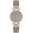 Anne Klein Women's Leather Strap Watch