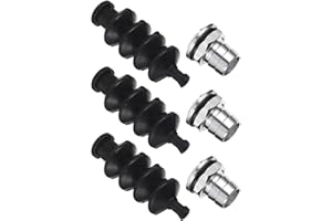 TOYANDONA 3sets Model Ship Mounting Base Rubber Seal Bellow for Rc Boat Aluminum Push Rod Seal Rc Ship