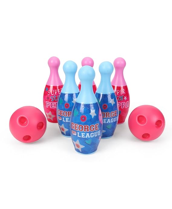 peppa pig bowling set