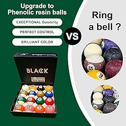 HMQQ Billiard Balls Set 2-1/4" Regulation Size Pool