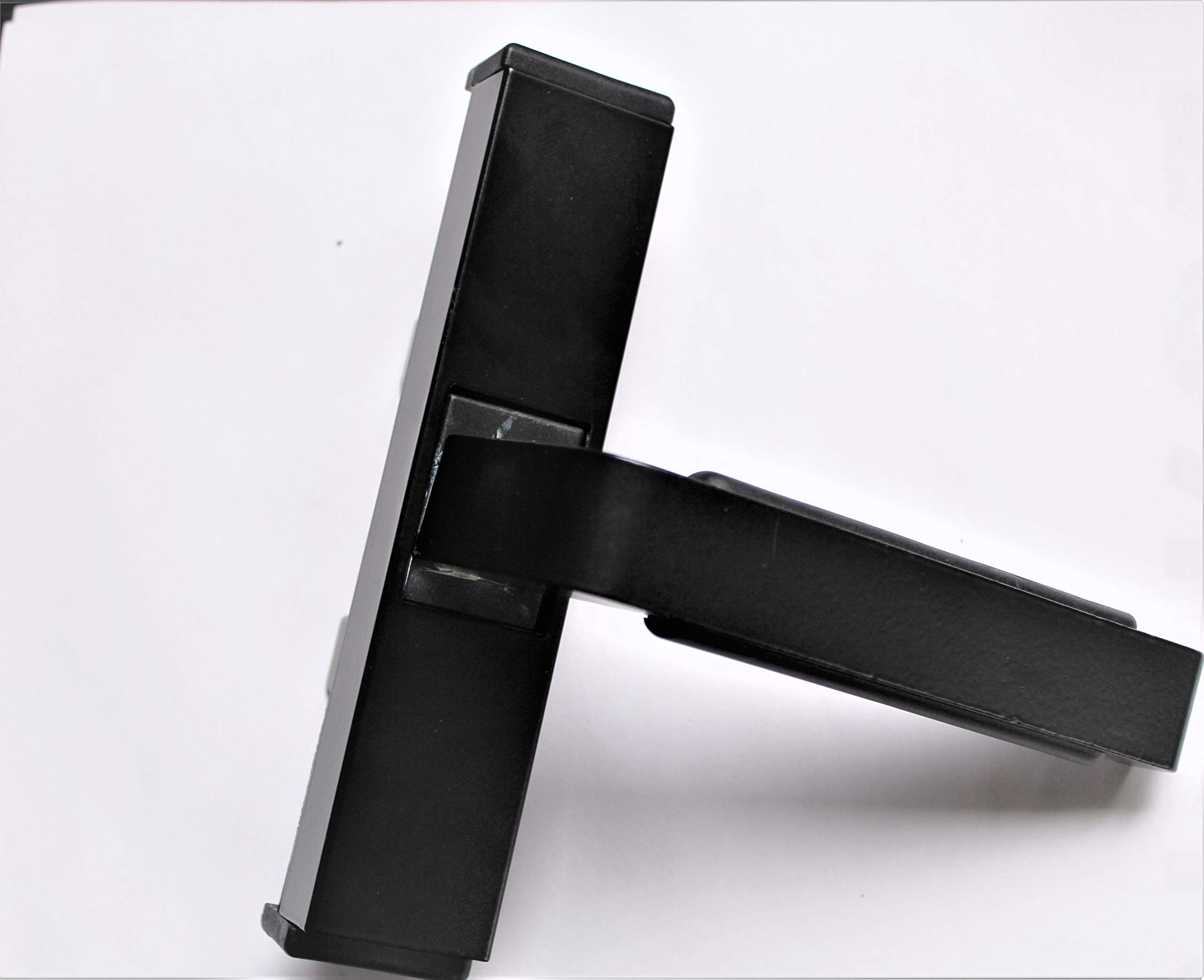 ilserramentista CREMONE HANDLE for INTERNAL ALUMINUM FRAMES with OUTWARD and INTERNAL OPENING (black)