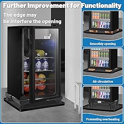 Nefish Mini Fridge Stand with 23.6" x 23.6" x