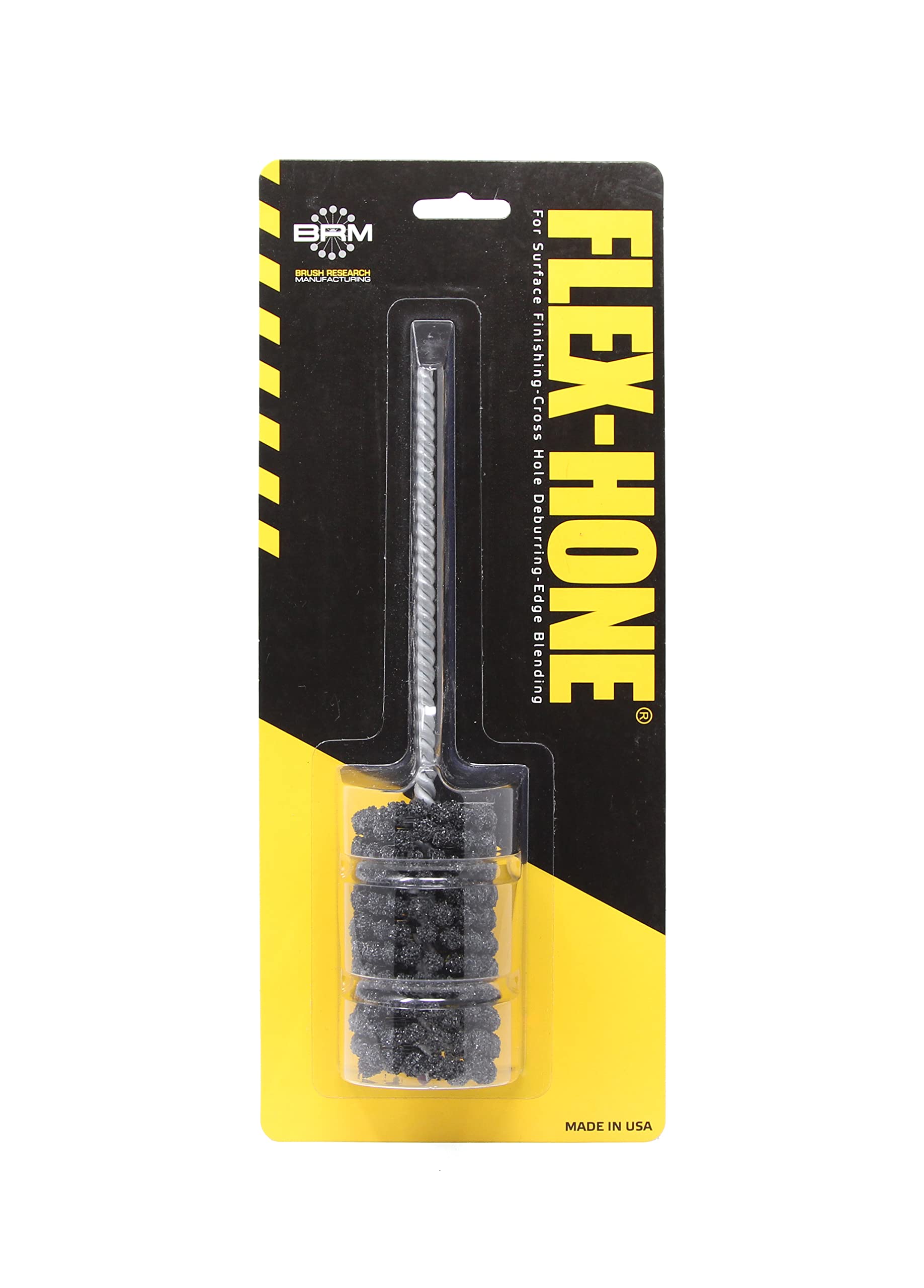 Brush Research BC11440 Flex-Hone®, 1-1/4″ (31.8mm) Diameter, 40 Grit, Silicon Carbide, for Mild Steel, Stainless Steel, Cast Iron and Softer Ferrous Materials