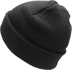 KBW-12 BLK Comfortable Soft Slouchy Beanie