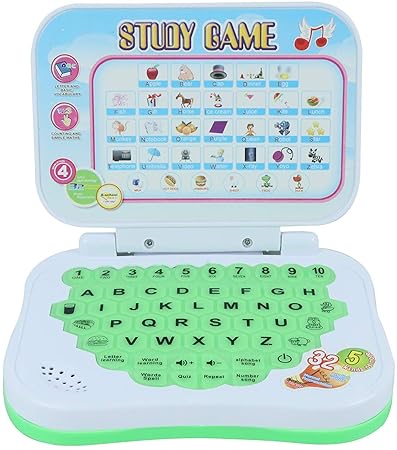 Aadrika Ben 10 English Learner Kids Laptop with Led Display Light and Music -Multicolor