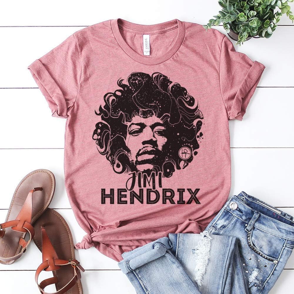Jimi Hendrix T Shirt 1970 American Rock Guitarist Shirt Shirts Excuse
