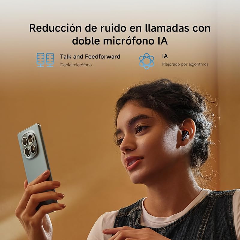 REDMI Buds 8 Ativos, auscultadores semi-intra-auriculares, 37 h, brancos