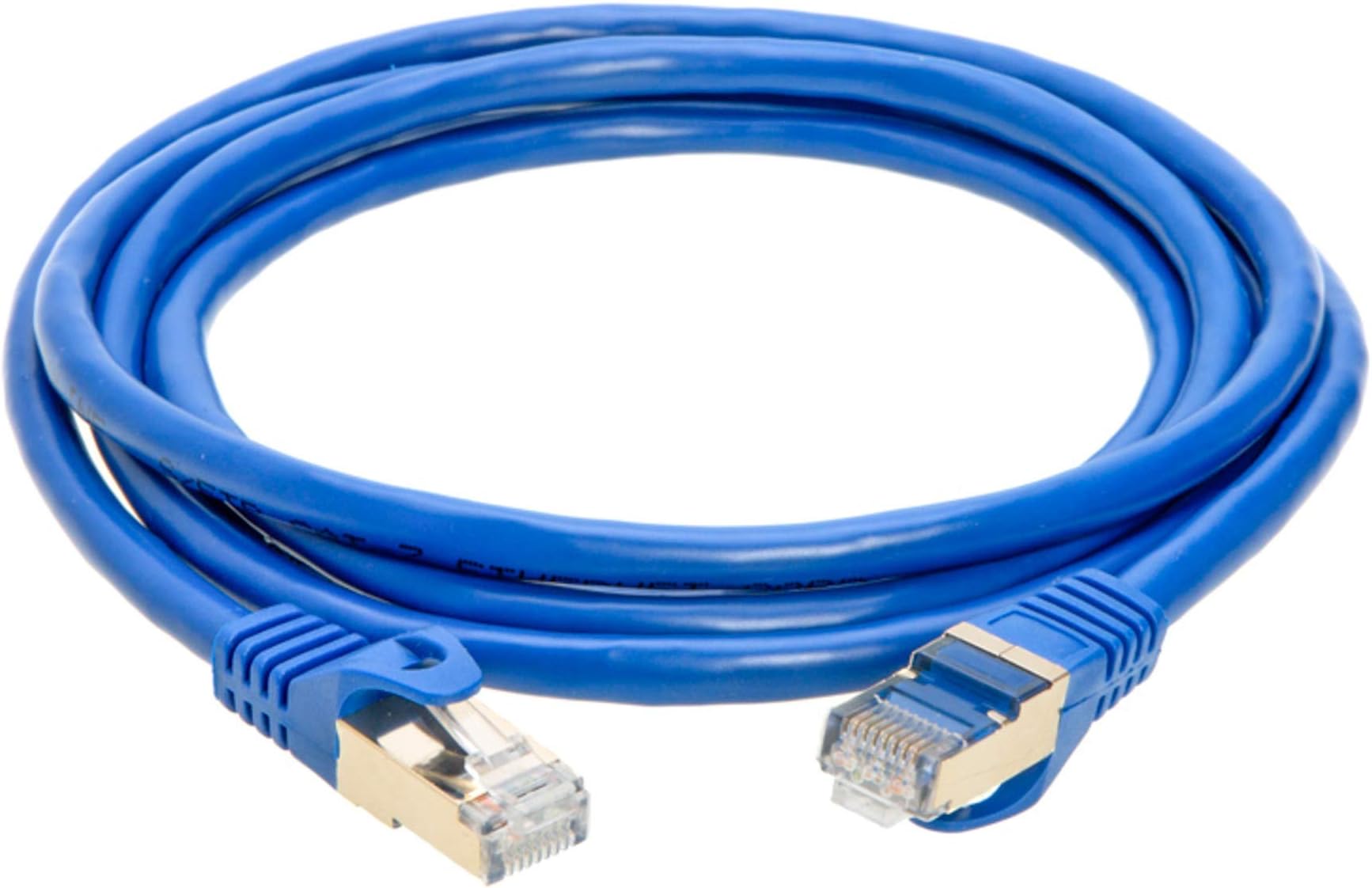 Cables Direct Online 6FT S/FTP Cat7 Copper Network Ethernet Patch Cable, Internet Wire, Compatible with PC, Laptop, Modem, Router, TVs, Printer Cord, Consoles for Home and Office (6ft, Blue)