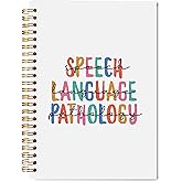 Welshower Speech Language Pathologist Gifts Notebook Journal 5.5x8.3, Mental Health Journal Notebooks for Note Taking, Speech Therapist Gifts for Women Hardcover Spiral Notebook