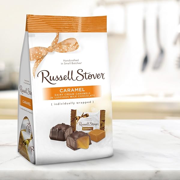 MILK CHOCOLATE CARAMELS FAVORITES, 6 OZ. BAG