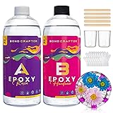Bond Craftor Epoxy Resin Kit 64 OZ, Clear Crystal