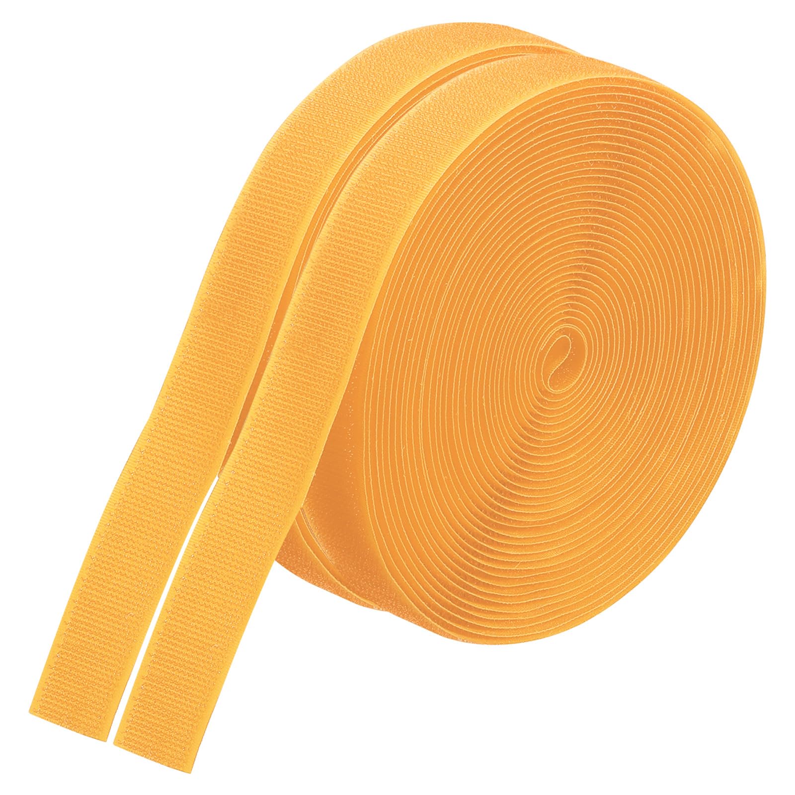 PATIKIL 26.25 Feet Carpet Marker Strips, 2 Rolls Nylon Carpet Strips Spots Hook Tape for Classroom Floor Decoration Teacher Education Social Distance, Orange