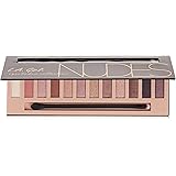 L.A. Girl Beauty Brick Eyeshadow, Nudes, 0.42 Ounce, Powder