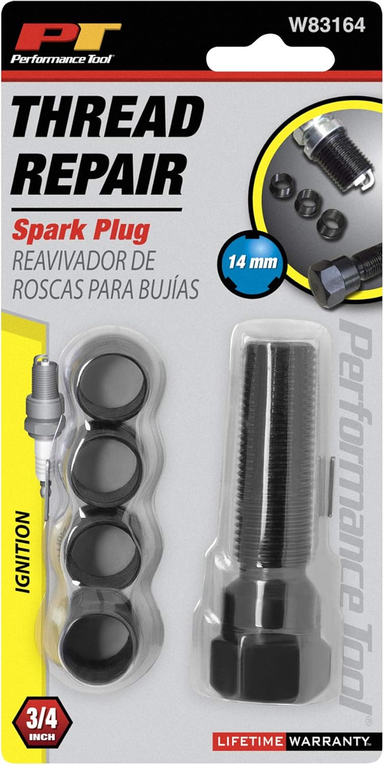 Performance Tool W83164 Spark Plug Rethread Kit, 14mm, Oxygen Amazon