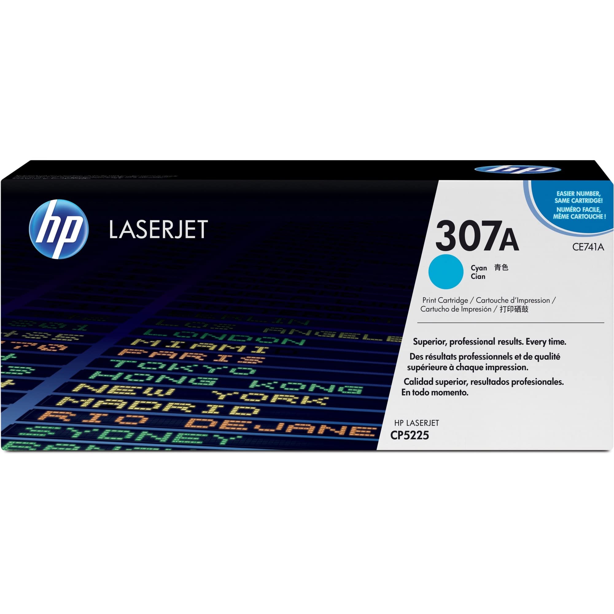 HP 307A - cyan - original - LaserJet - toner cartridge (CE741A)