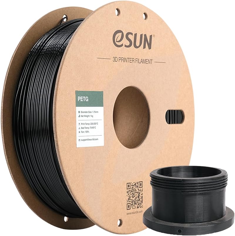 eSUN PETG Filament 1.75mm 1KG Black Dimensional Tolerance 0.05mm