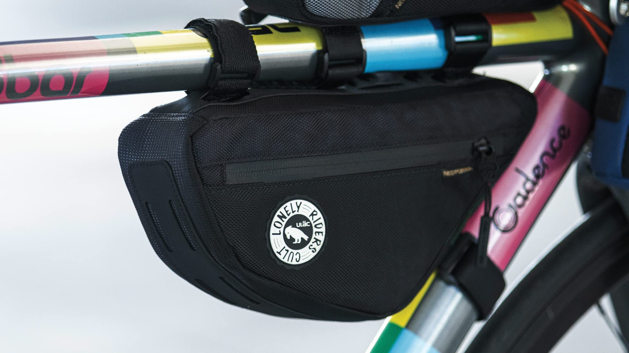 ULAC NOMADPAK: Touring PRO 1.5L Bicycle Frame Bag (Black)