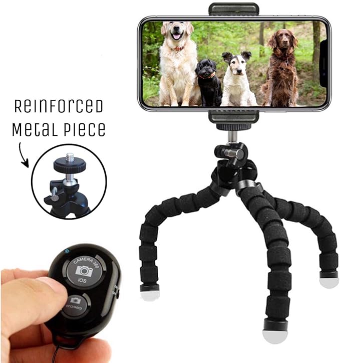 Amazon.com: Cell Phone Tripod Flexible Mini Tripod for iPhone & Android