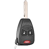 Key Fob Replacement Fits for Dodge Ram 1500 2500 3500 2006 2007 2008 Durango Charger Jeep Wrangler Patriot Grand Cherokee Compass Commander Chrysler 200 300 Car Keyless Entry Remote OHT692427AA