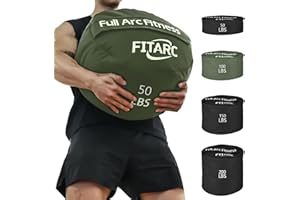Fitarc Sandbag Workout Bag, Sand Bags for Weight Training, Sandbag for Fitness and Strength Training, Cross-Training & Exercise, Workouts Equipment Sand Not Included