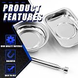 GLARKS 5Pc Magnetic Tool Tray Set Pickup Tool Round Square Socket Screw Nut view 3