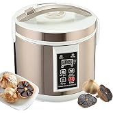5L Black Garlic Fermenter, Garlic and Wine Seasoning Melting Pot, 110V Multi Clove Garlic Cooker Full Automatic Intelligent Control with Adjustable Time and Drying Function (5L)
