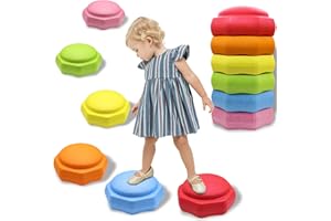 Joybond Stepping Stones for Kids – 6 pcs EPP Balance Sensory Kids Stepping Stones for Toddlers 1-3 for Indoor Outdoor Activity Promoting Toddler's Balance and Coordination Skills