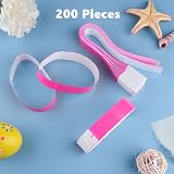 ASTARON Pink Event Wristbands 200 Pcs Paper Waterproof Bracelets for Concerts view 3