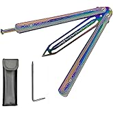 BILYSKEP Practice Tool with Cool Color Design, Sturdy and Durable Practice Butterfly Trainer knife for Beginner