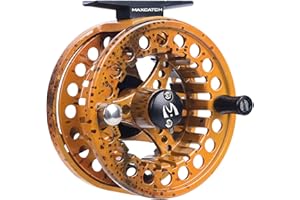 M MAXIMUMCATCH Maxcatch ECO Large Arbor Fly Fishing Reel (3/4wt 5/6wt 7/8wt) and Pre-Loaded Fly Reel with Line Combo