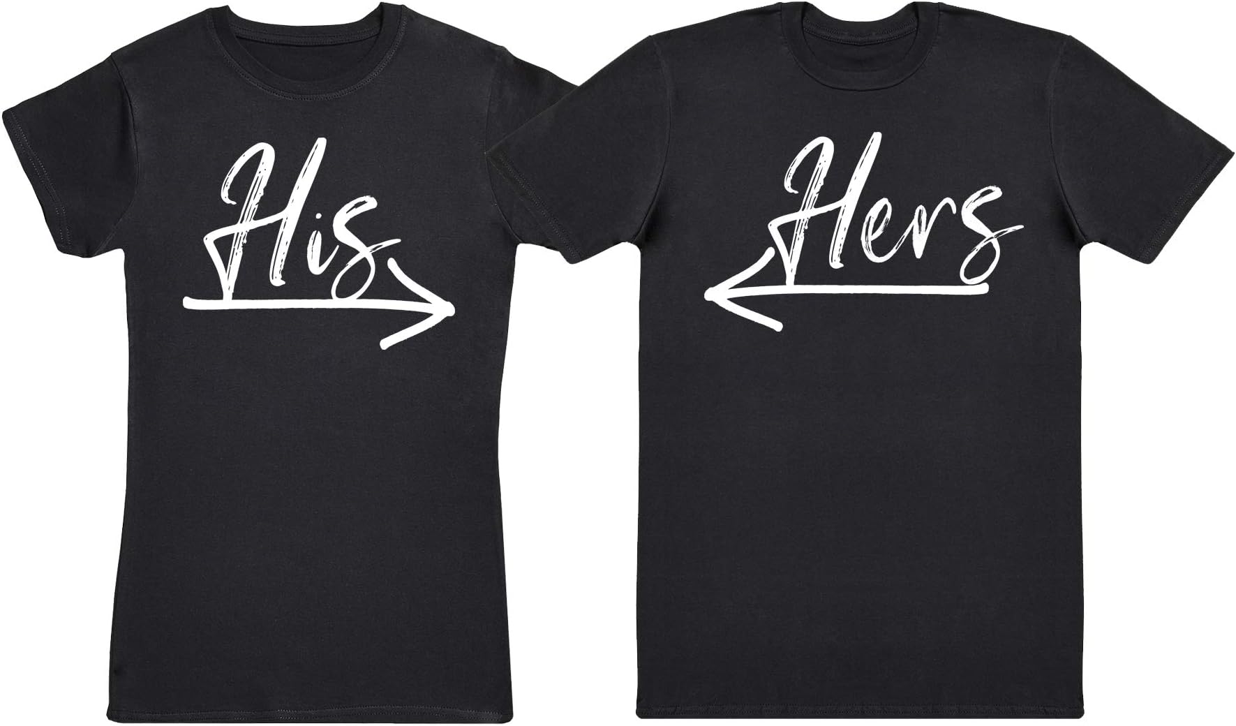 His & Hers - Mr & Mrs Matching T-Shirts - Matching Couples T-Shirts - Gifts for Couples - His & Her Gift