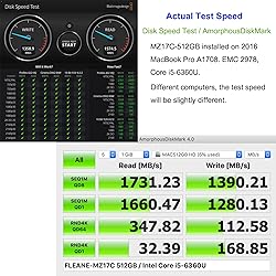 FLEANE MZ17C 512GB PCIe NVMe SSD for 2016 2017