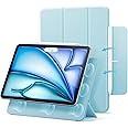 ESR for iPad Air 11 Inch Case M3/M2 (2025/2024), iPad Air 5th/4th Gen (2022/2020), Powerful Magnetic Attachment, Slim Trifold Stand Case, Auto Wake/Sleep, Durable Protection, Sky Blue