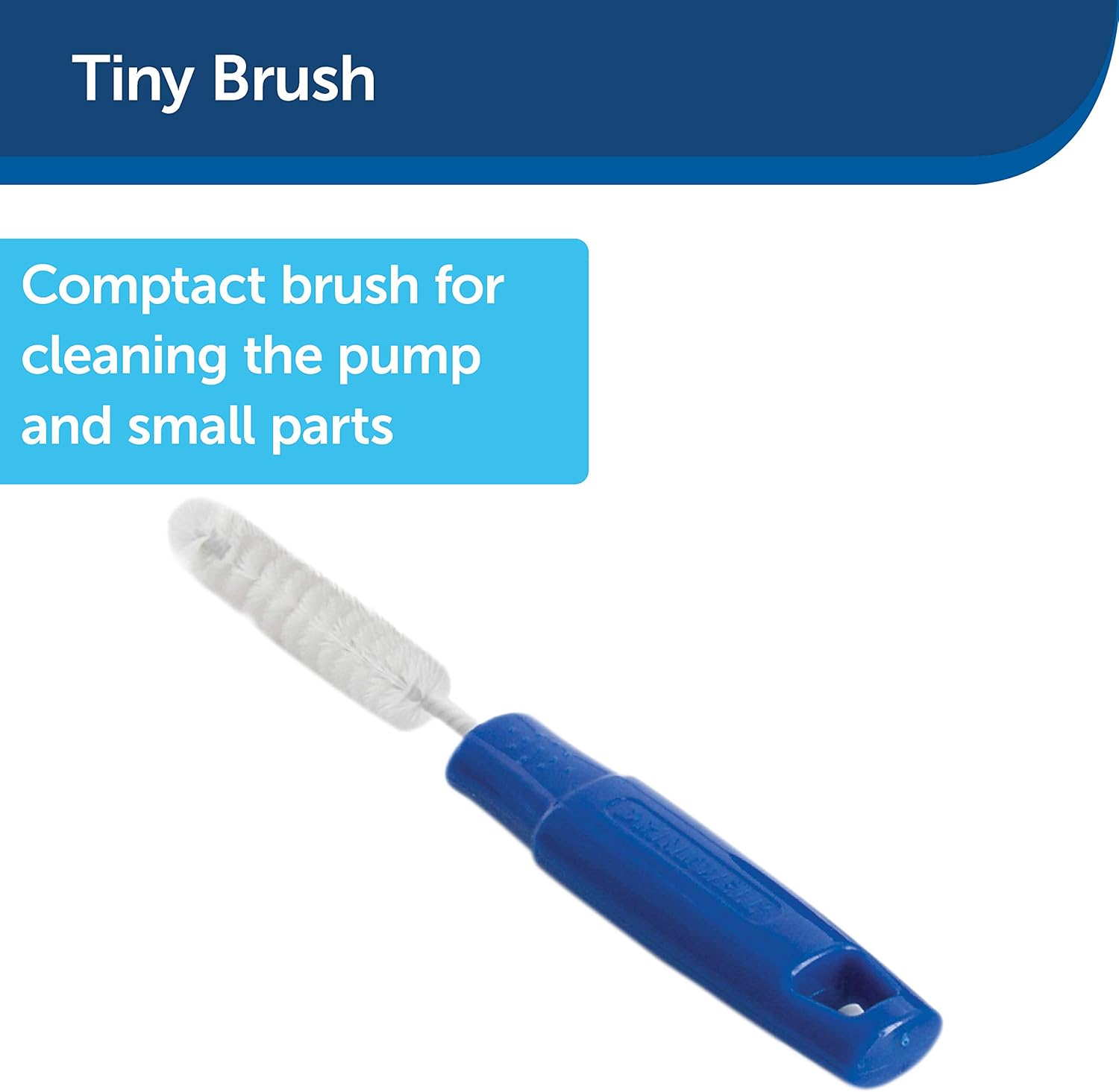 Pet Supplies : PetSafe Drinkwell Dog and Cat Water Fountain Cleaning Kit, 3 Brushes, blue, 1 3/8', 1 5/8', 2' brushes : Pet Self Waterers : 