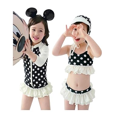 Amazon ノーブランド品 ガールズ水着 子供女の子水着 キッズ ビキニ