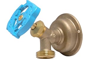 SharkBite 1/2 x 3/4 Inch MHT 90 Degree Hose Bibb, Multi Turn, Push To Connect Brass Plumbing Fitting, PEX Pipe, Copper, CPVC, PE-RT, HDPE, 24626LF