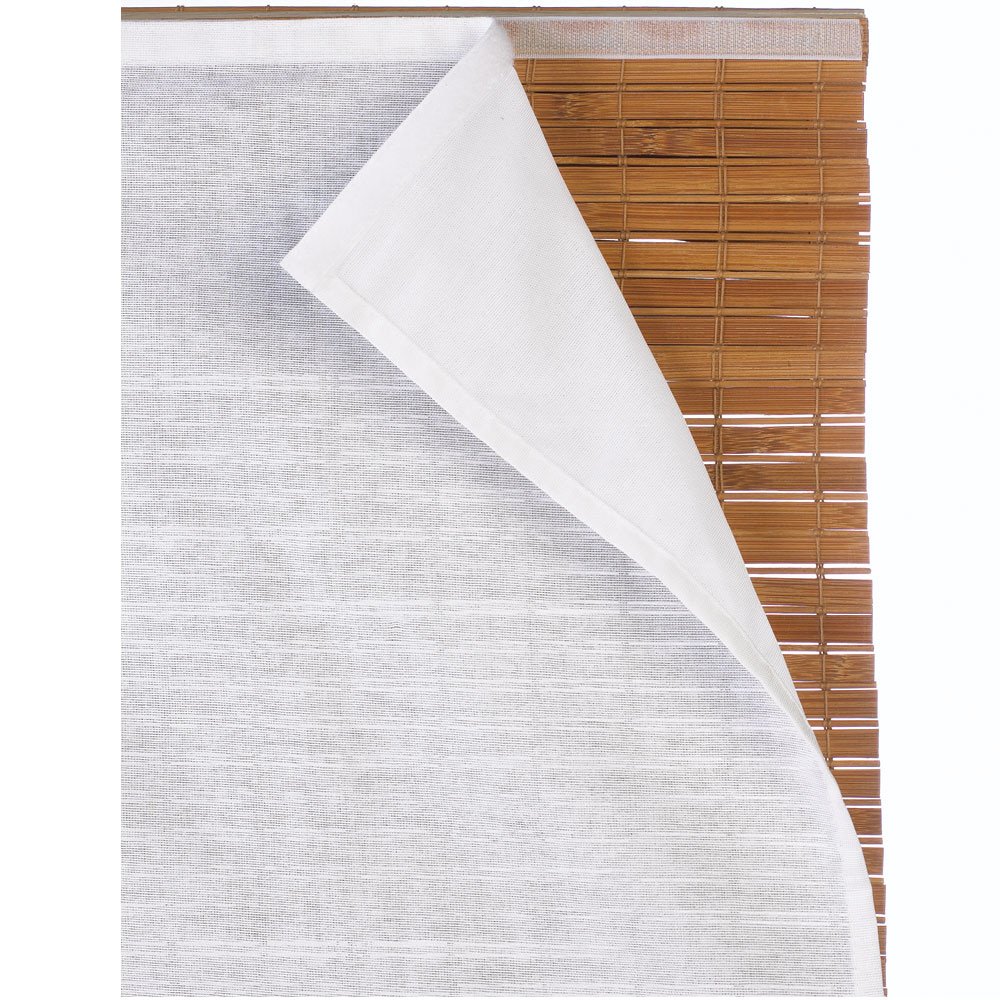 Ambria 0200727 Privacy Window Fabric Liner For Bamboo Roman Shades, 27