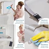 modunful Wall Mounted Baby Changing Unit Foldable Diaper Station view 5
