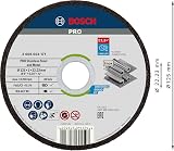Bosch 125 mm Stainless Steel Cutting Disc 1 mm 22.23 mm Bore WA 60 T BF view 2