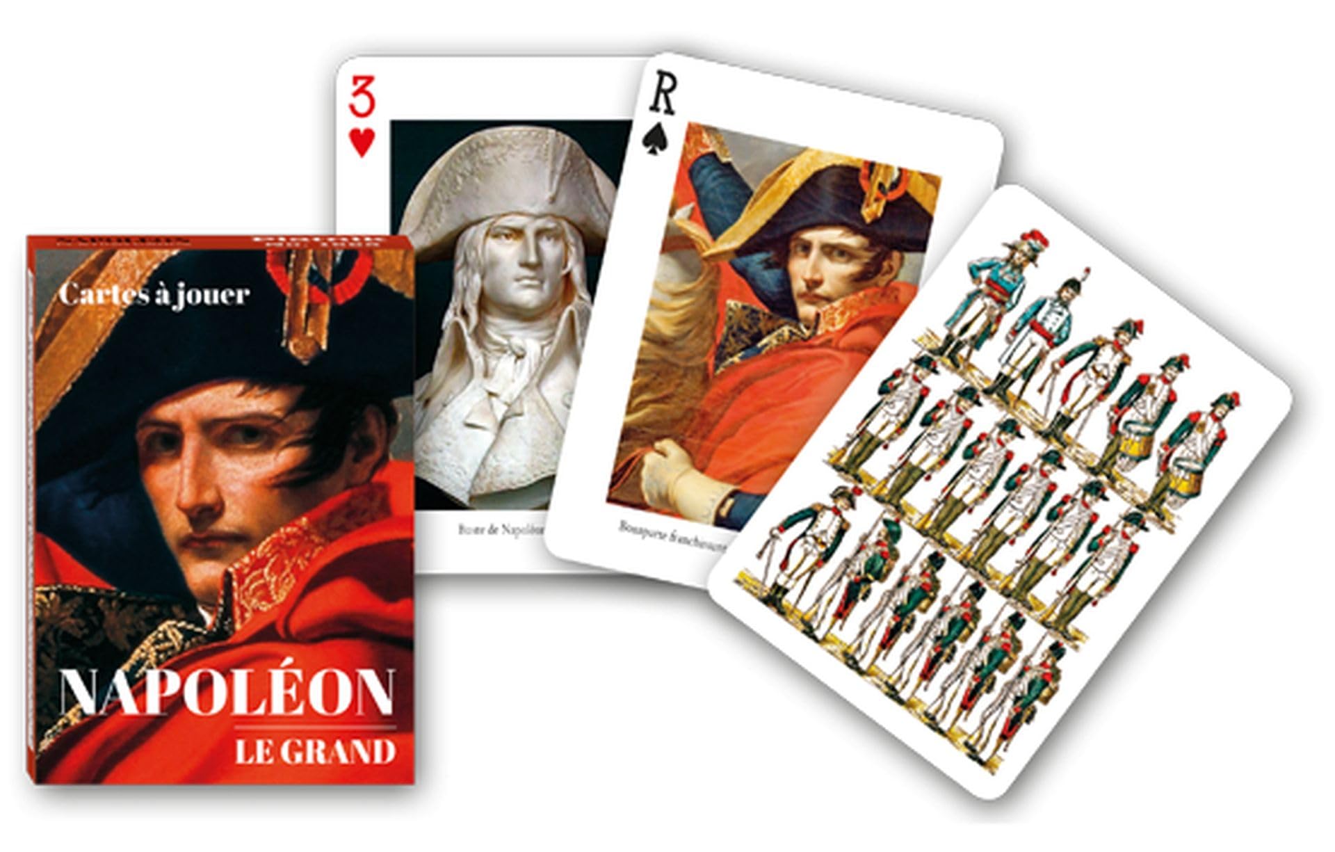Piatnik - Themed Card Game - Napoleon Card Game - 55 Cards on Napoleon - 1668